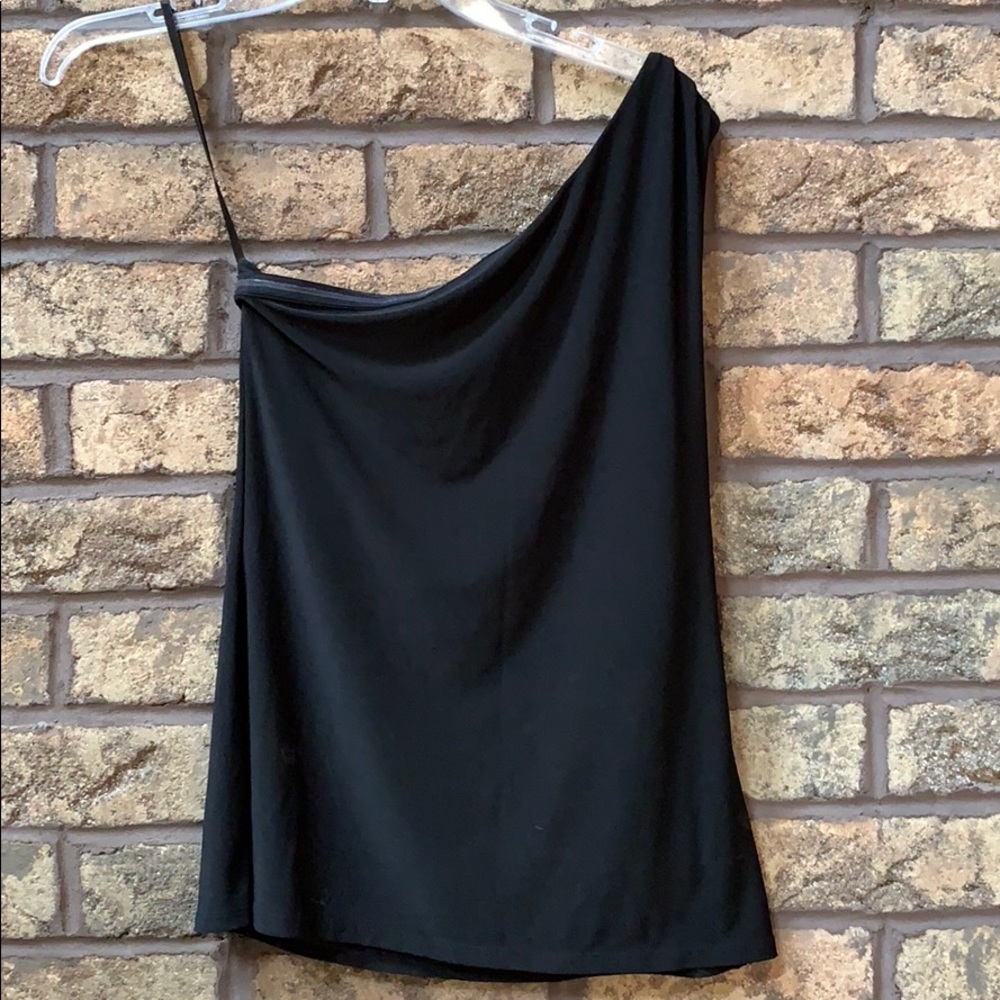 White House black market black one shoulder top